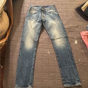 Nudie Jeans Straight Fit in Faded Blue